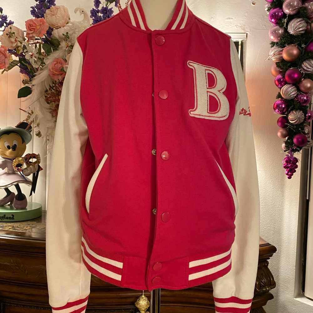 COPY - Varsity jacket pink & white